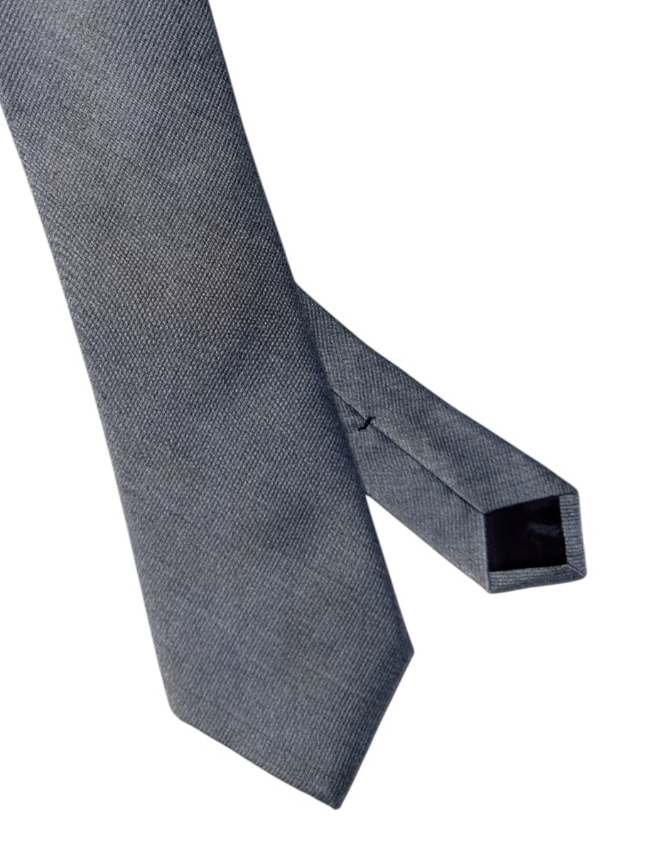 CORBATA KC NY LISO REGULAR S, PLATEADO