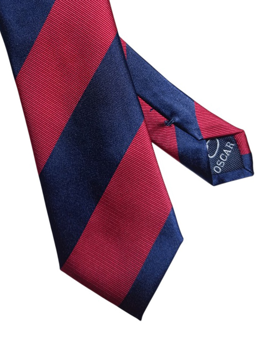 CORBATA O DE LA RENTA A RAYAS RE, ROJOS
