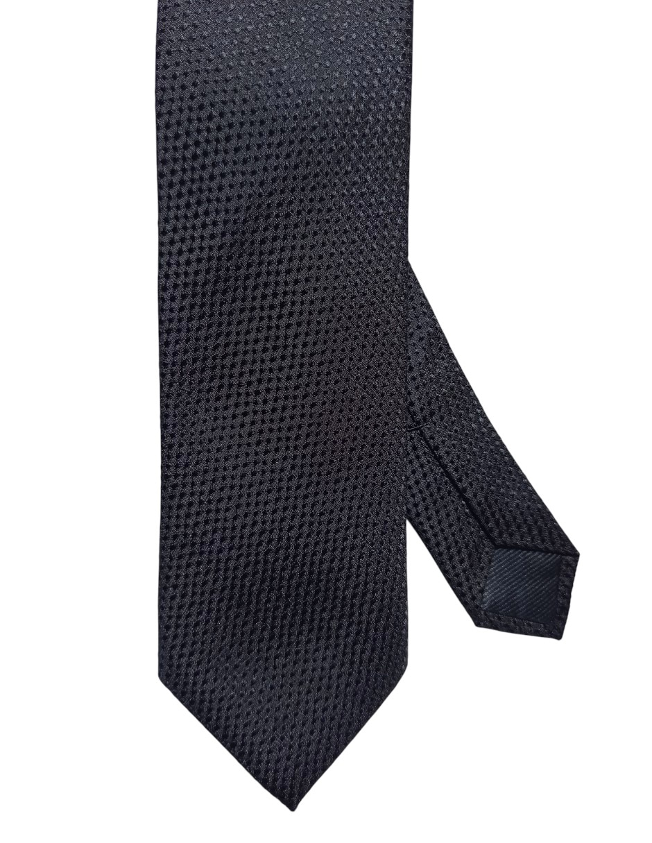 Corbata regular de seda estampada para hombre