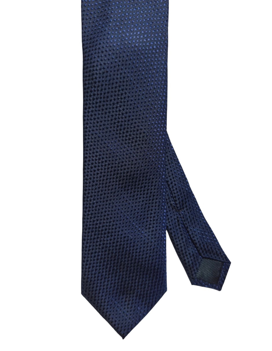 Corbata regular de seda estampada para hombre