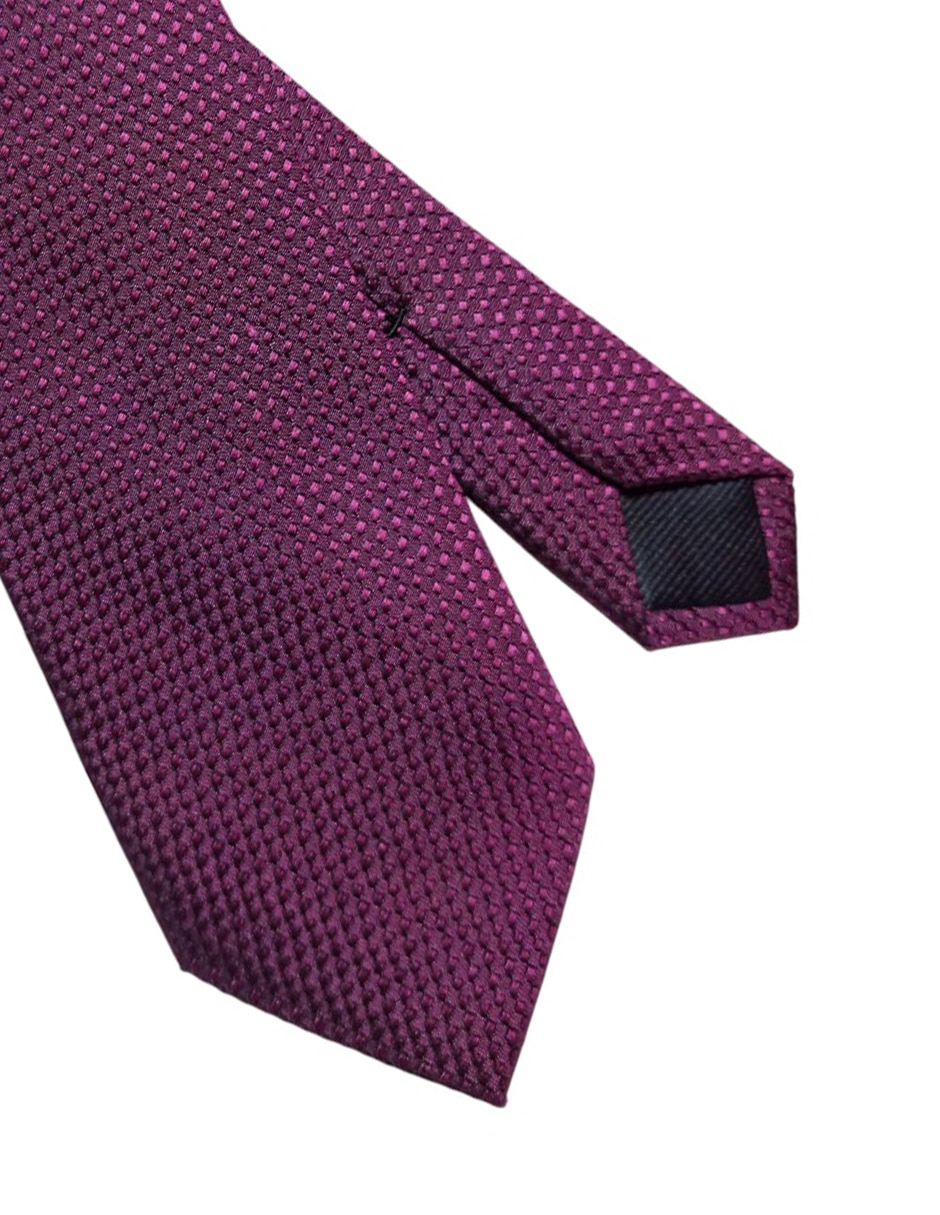 Corbata regular de seda estampada para hombre 2