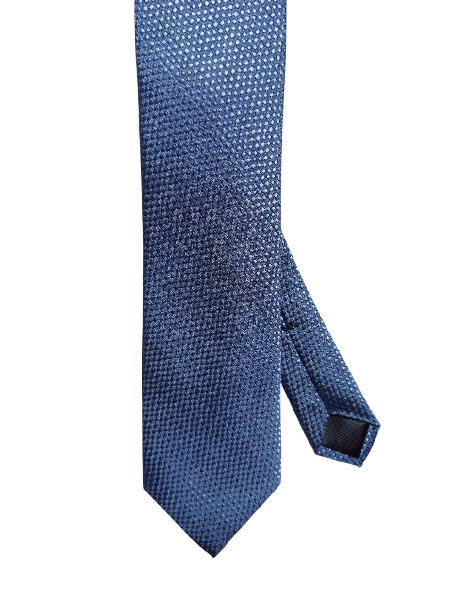 Corbata regular de seda estampada para hombre