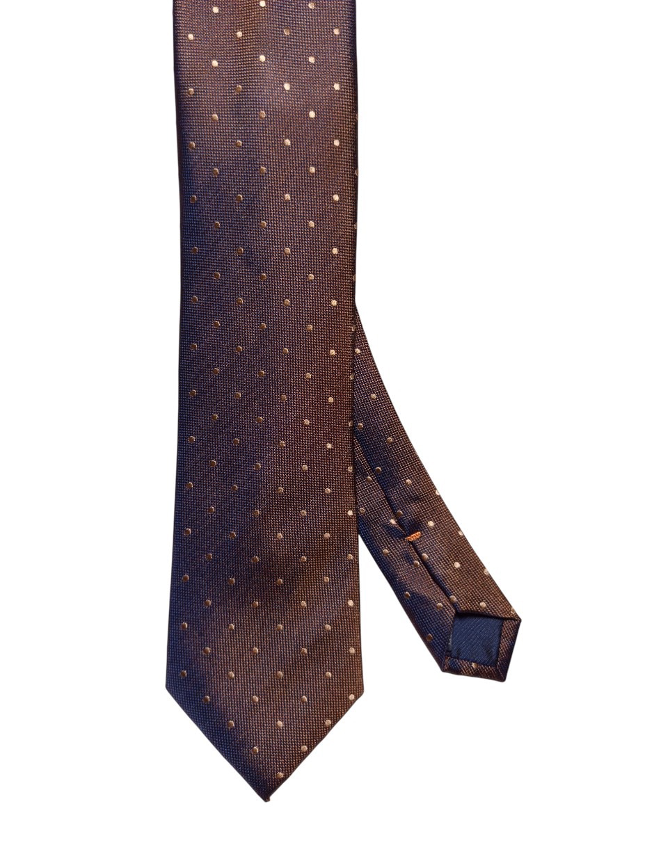 Corbata regular de seda Estampado Lunares para hombre Corbata regular de seda Estampado Lunares para hombre
