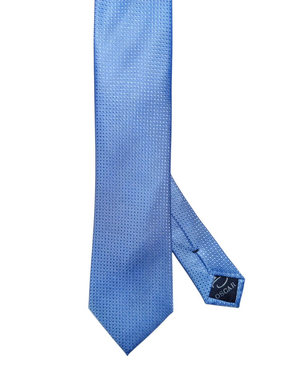 Corbata regular de seda estampado gráfico para hombre