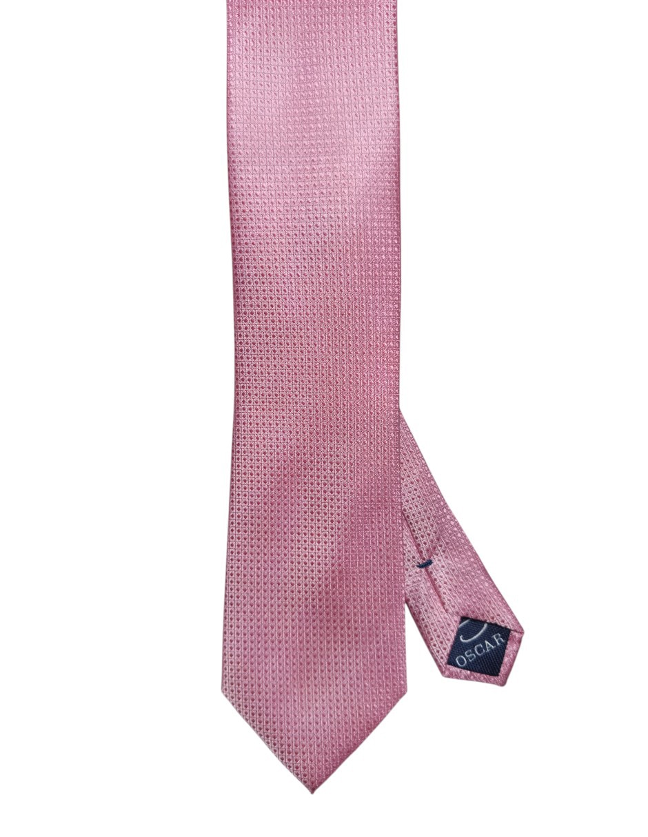Corbata regular de seda estampado gráfico para hombre