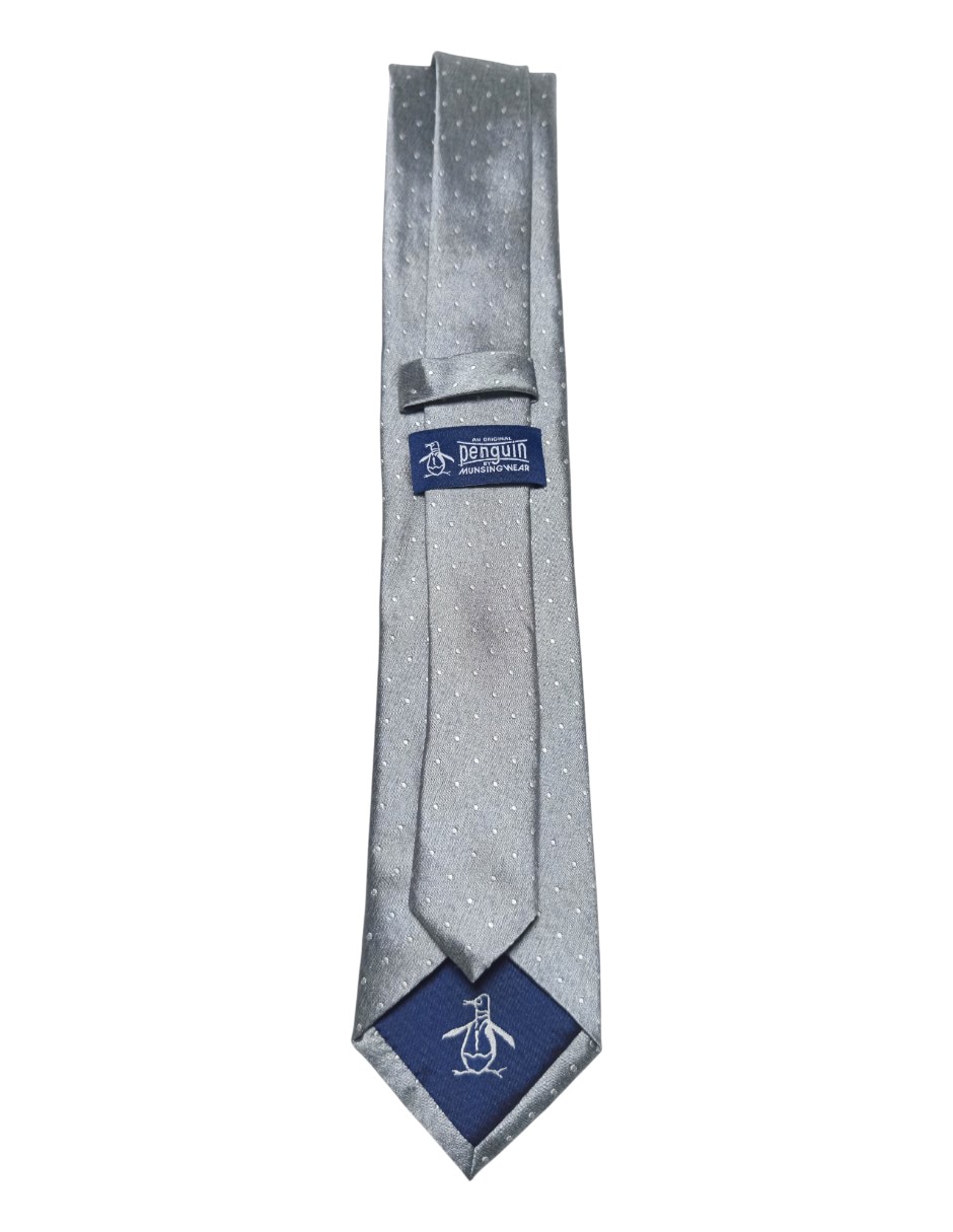 CORBATA ORIGINAL PENGUIN LUN, PLATEADOA
