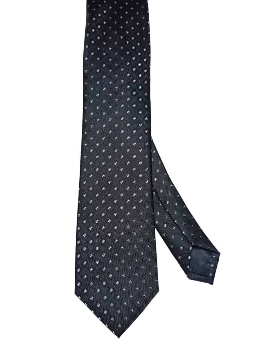 Corbata regular de seda estampado gráfico para hombre Corbata regular de seda estampado gráfico para hombre