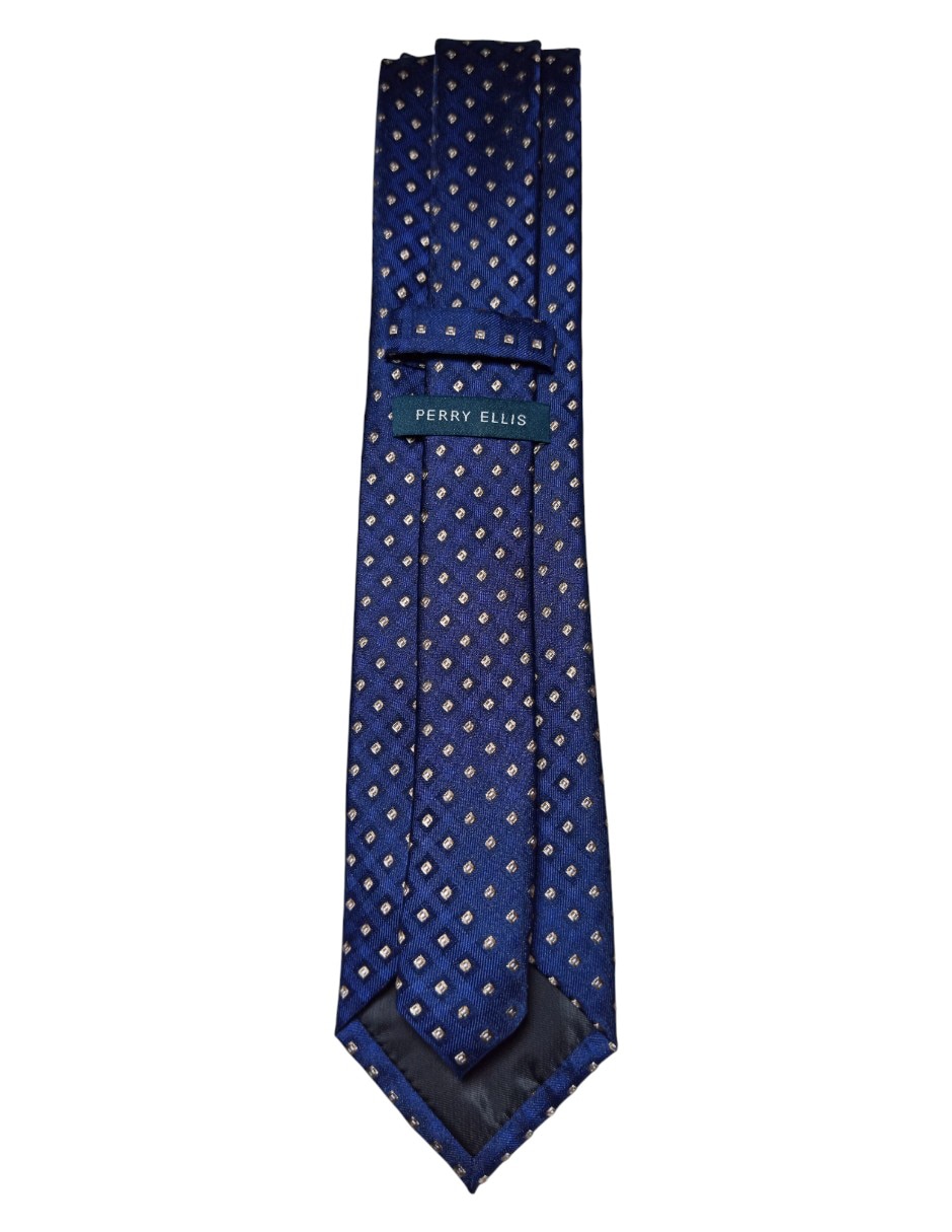 CORBATA PERRY ELLIS GRÁFI, AZUL MARINOD