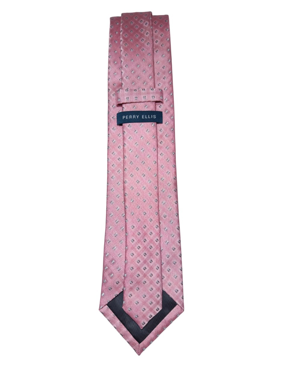 Corbata regular de seda estampado gráfico para hombre 3