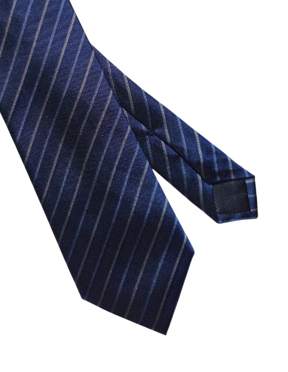 CORBATA DKNY C A RAYAS RE, AZUL MARINO