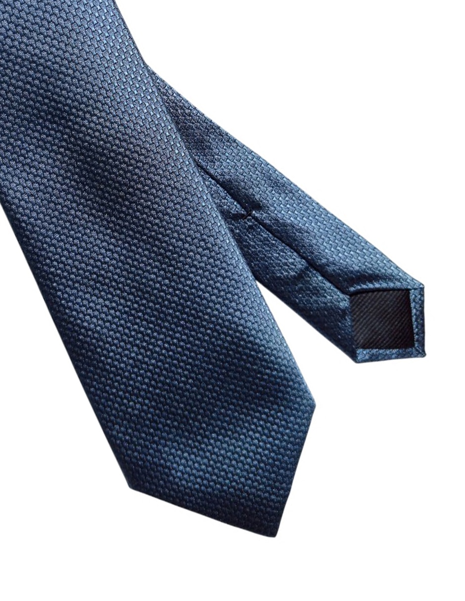 Corbata regular de seda estampado gráfico para hombre 2