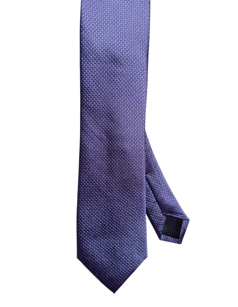 Corbata regular de seda estampado gráfico para hombre