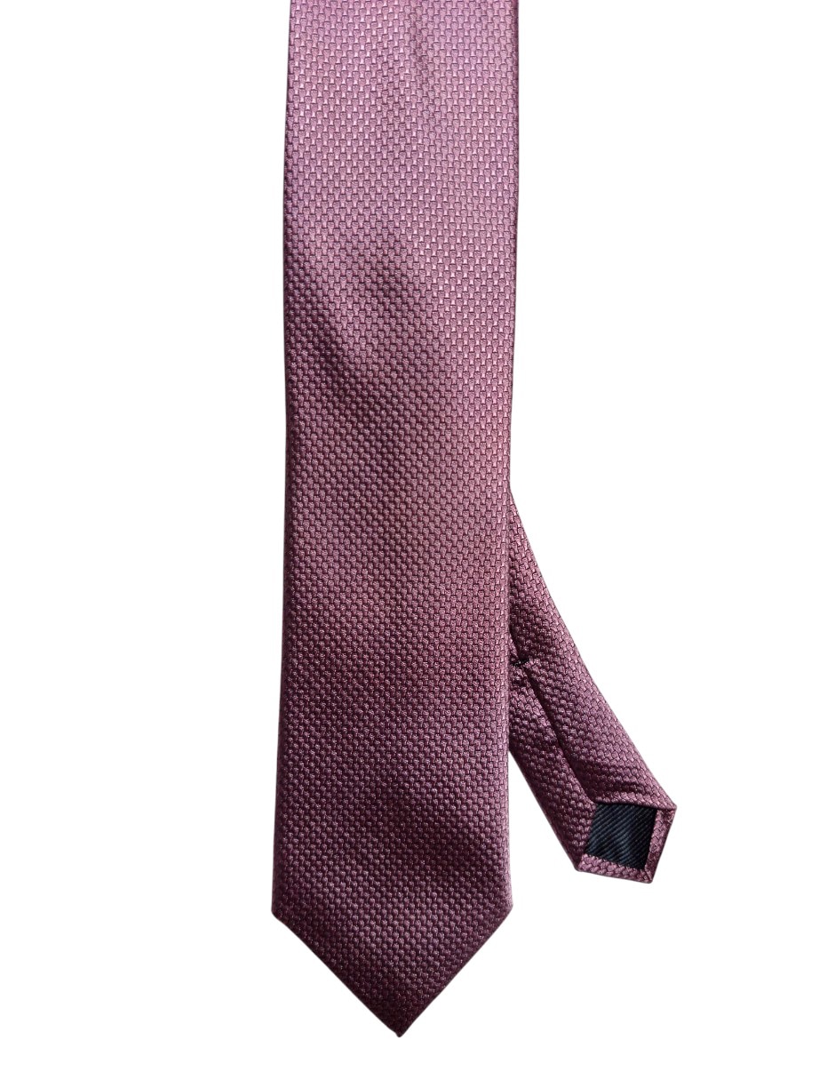 Corbata regular de seda estampado gráfico para hombre