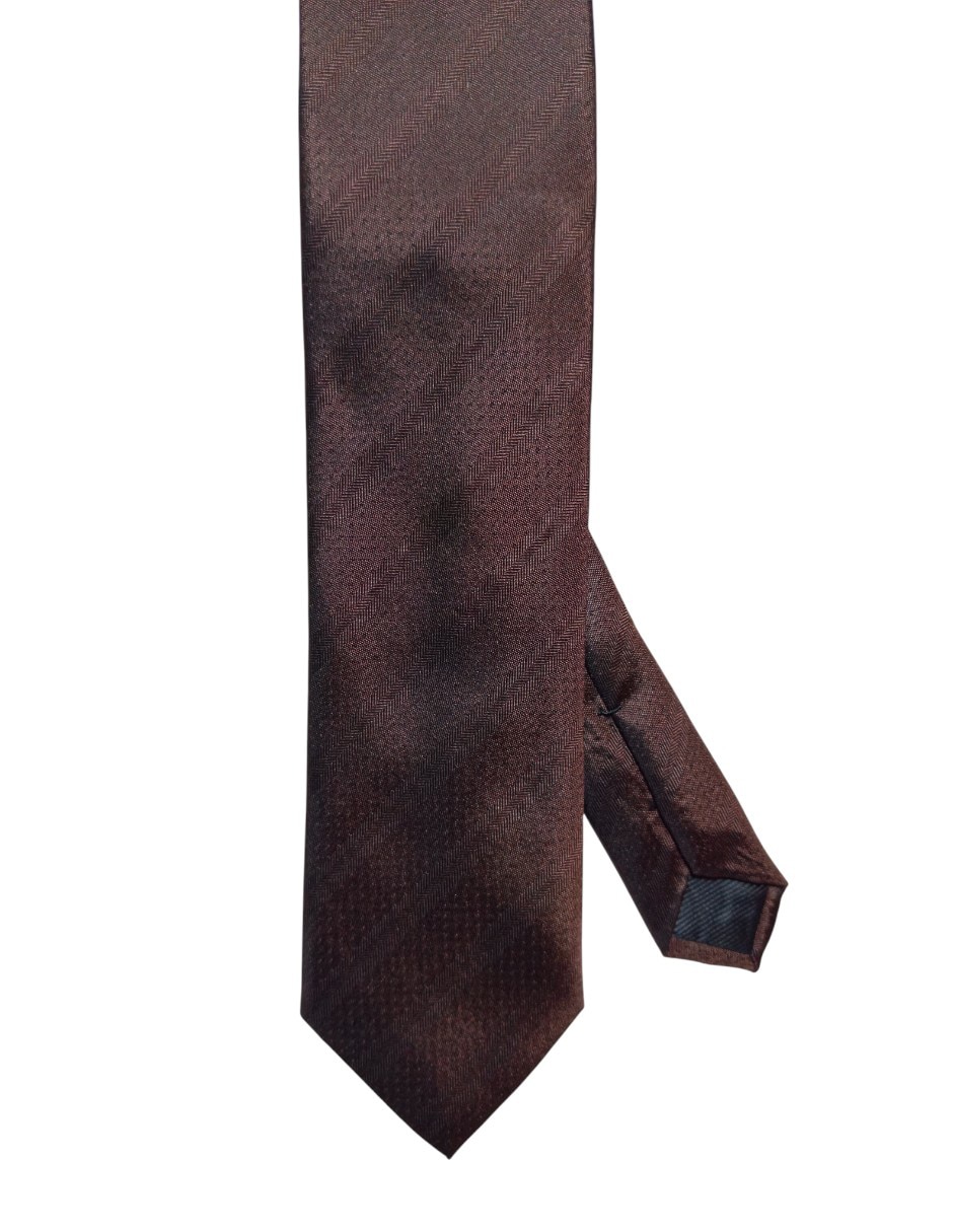 Corbata regular de seda estampada para hombre