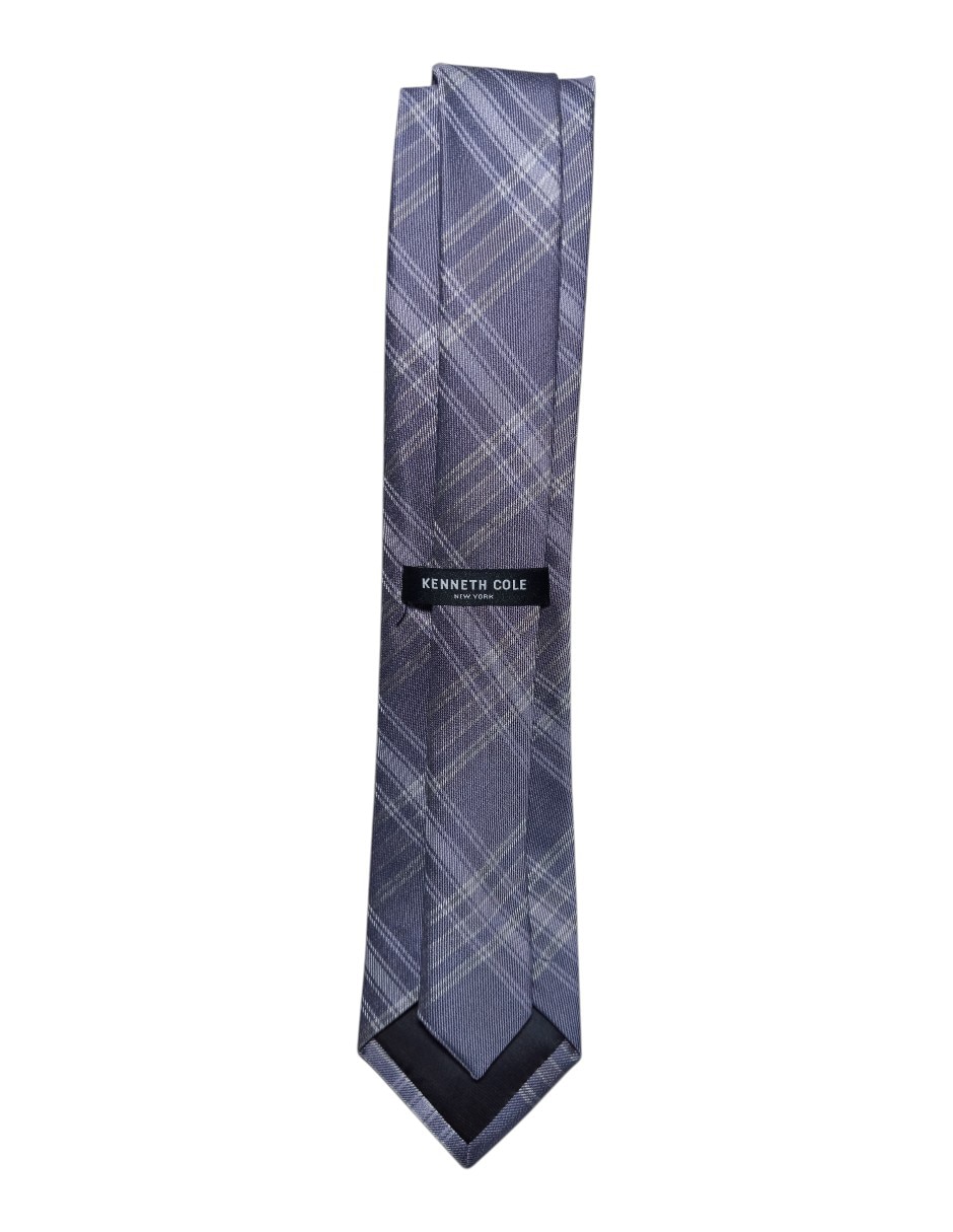 CORBATA KC NY A CUADROS REGULAR , LILA