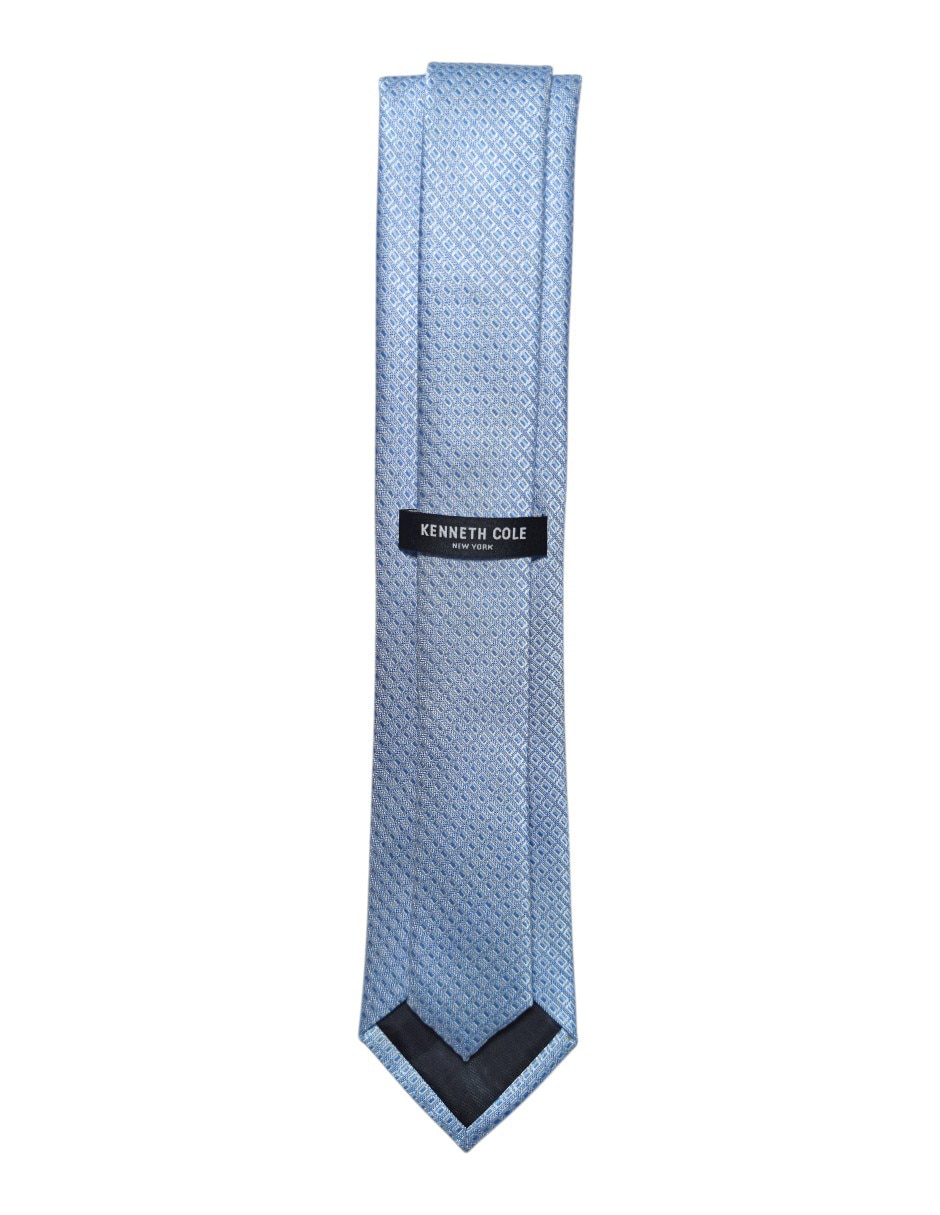 Corbata regular de seda estampado a cuadros para hombre 3