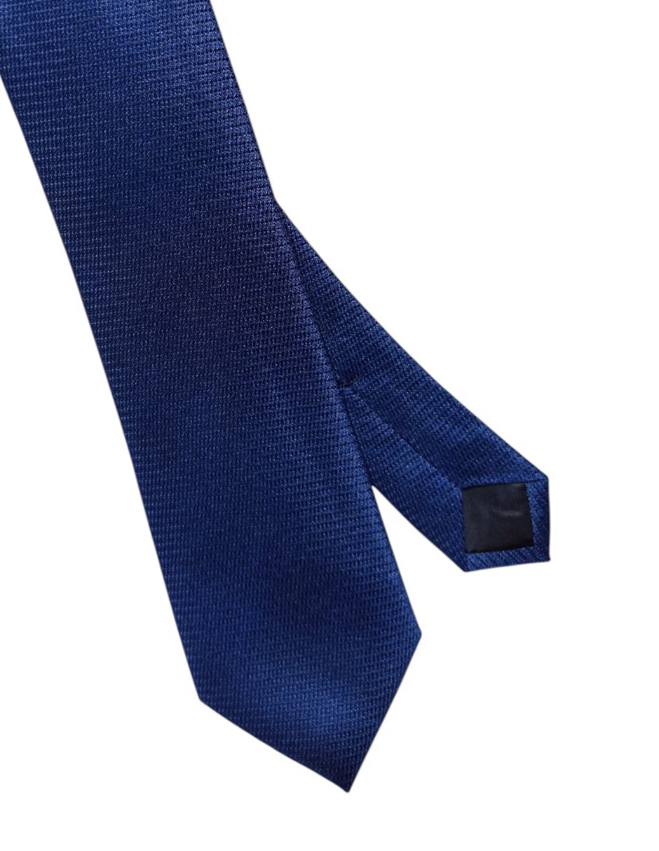 Corbata regular de seda estampado a rayas para hombre 2