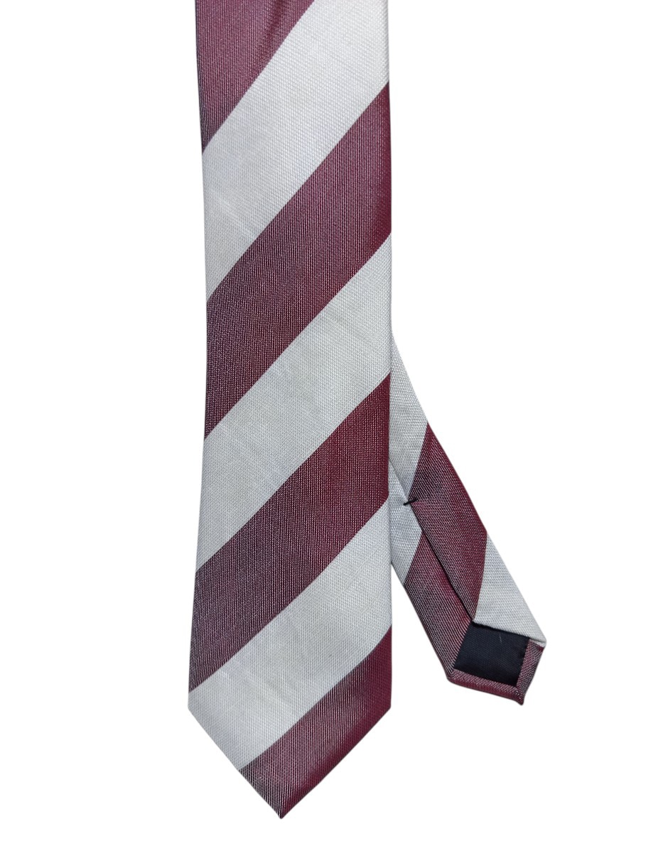 Corbata regular de seda estampado a rayas para hombre Corbata regular de seda estampado a rayas para hombre