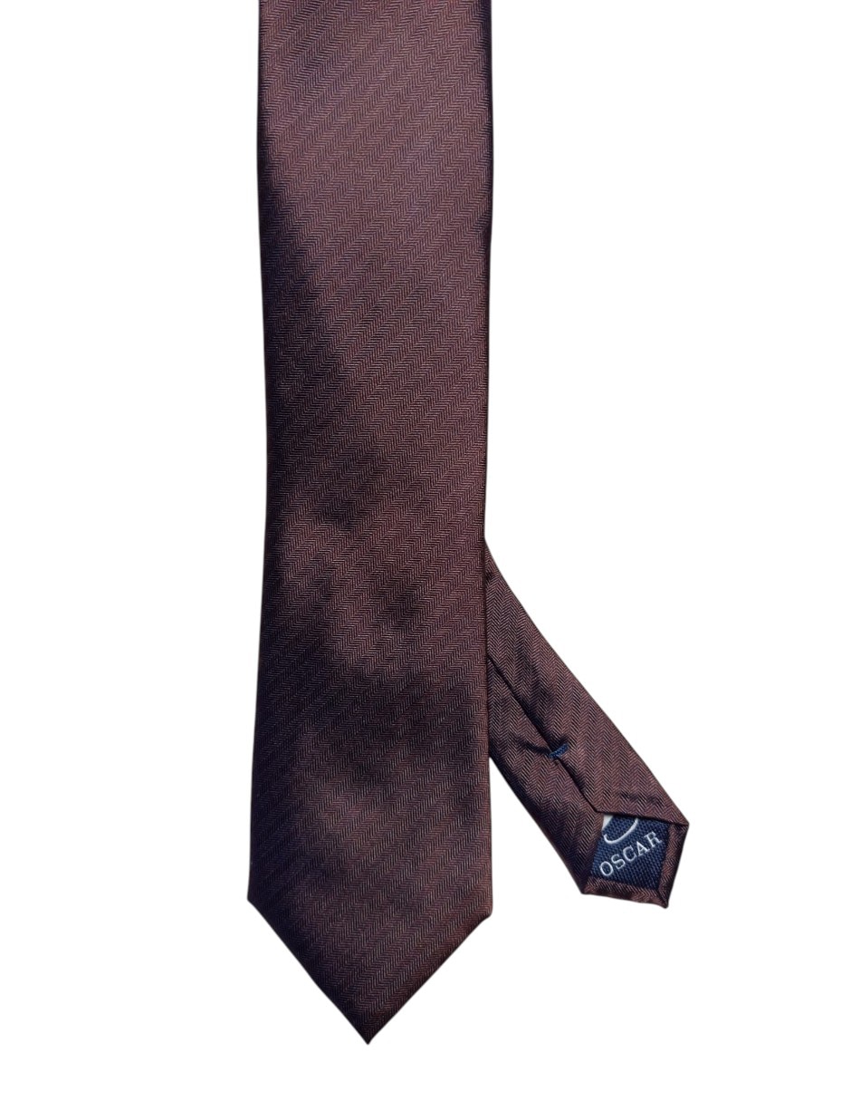 Corbata regular de seda para hombre