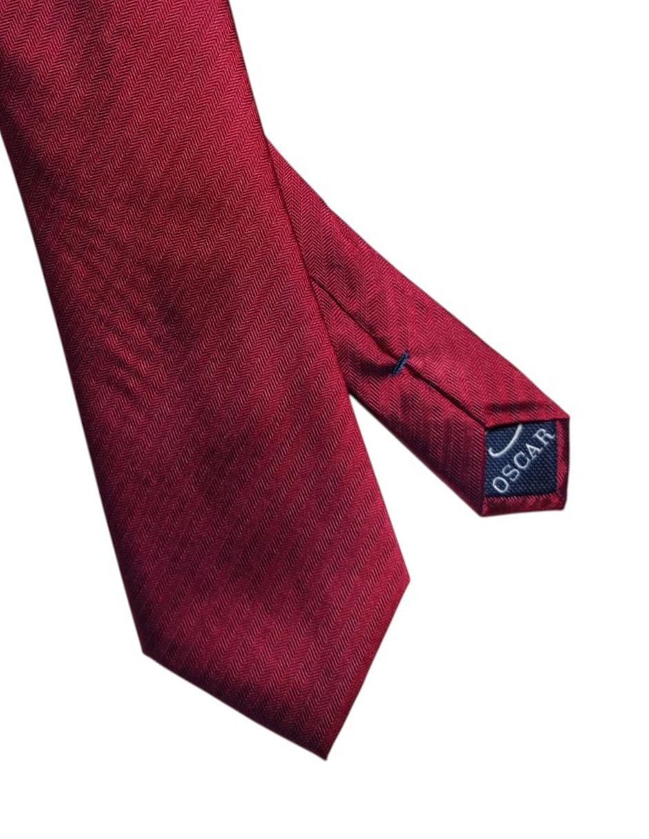 CORBATA O DE LA RENTA LISO REGUL, ROJOA