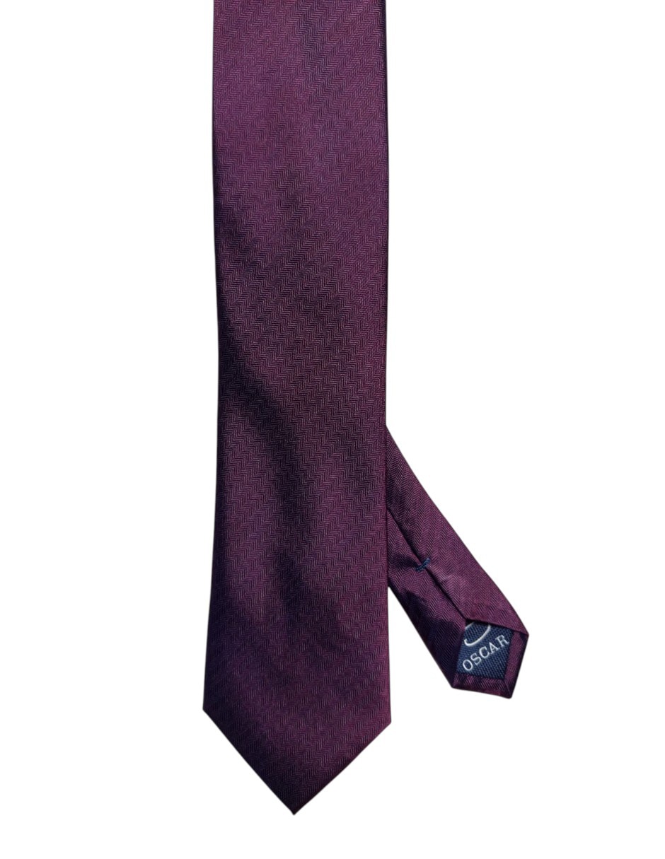 Corbata regular de seda para hombre