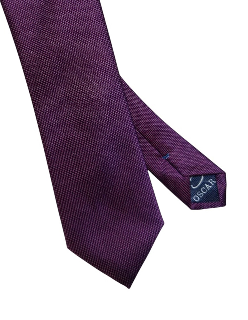 Corbata regular de seda para hombre 2