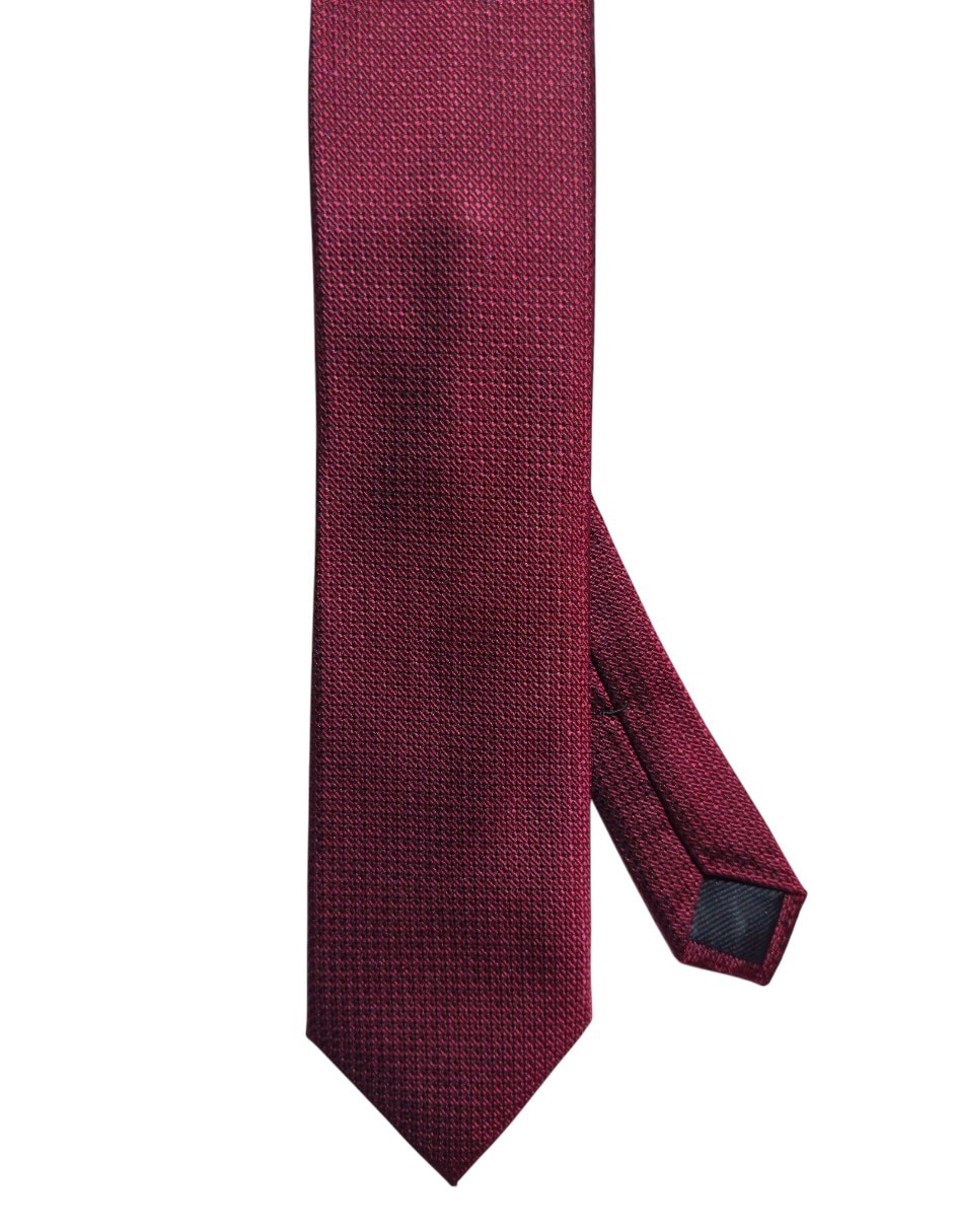 CORBATA DKNY C GEOMÉTRICO REGULA, ROJO