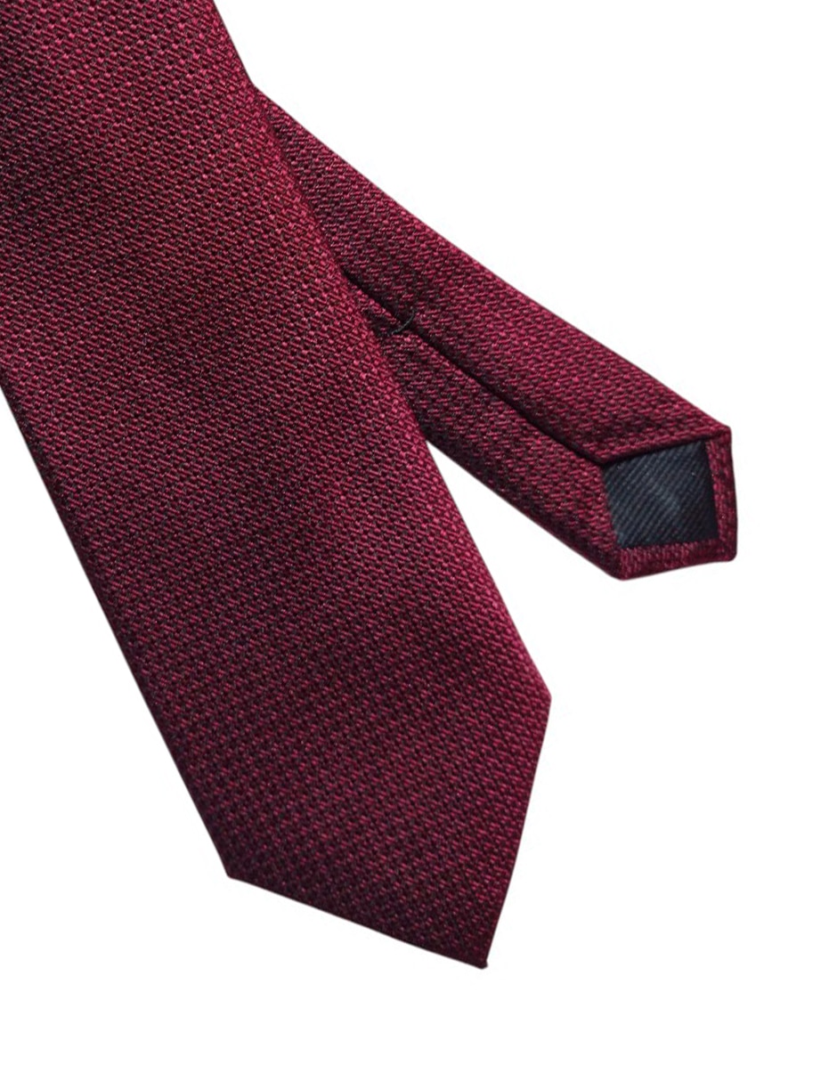 CORBATA DKNY C GEOMÉTRICO REGULA, ROJO