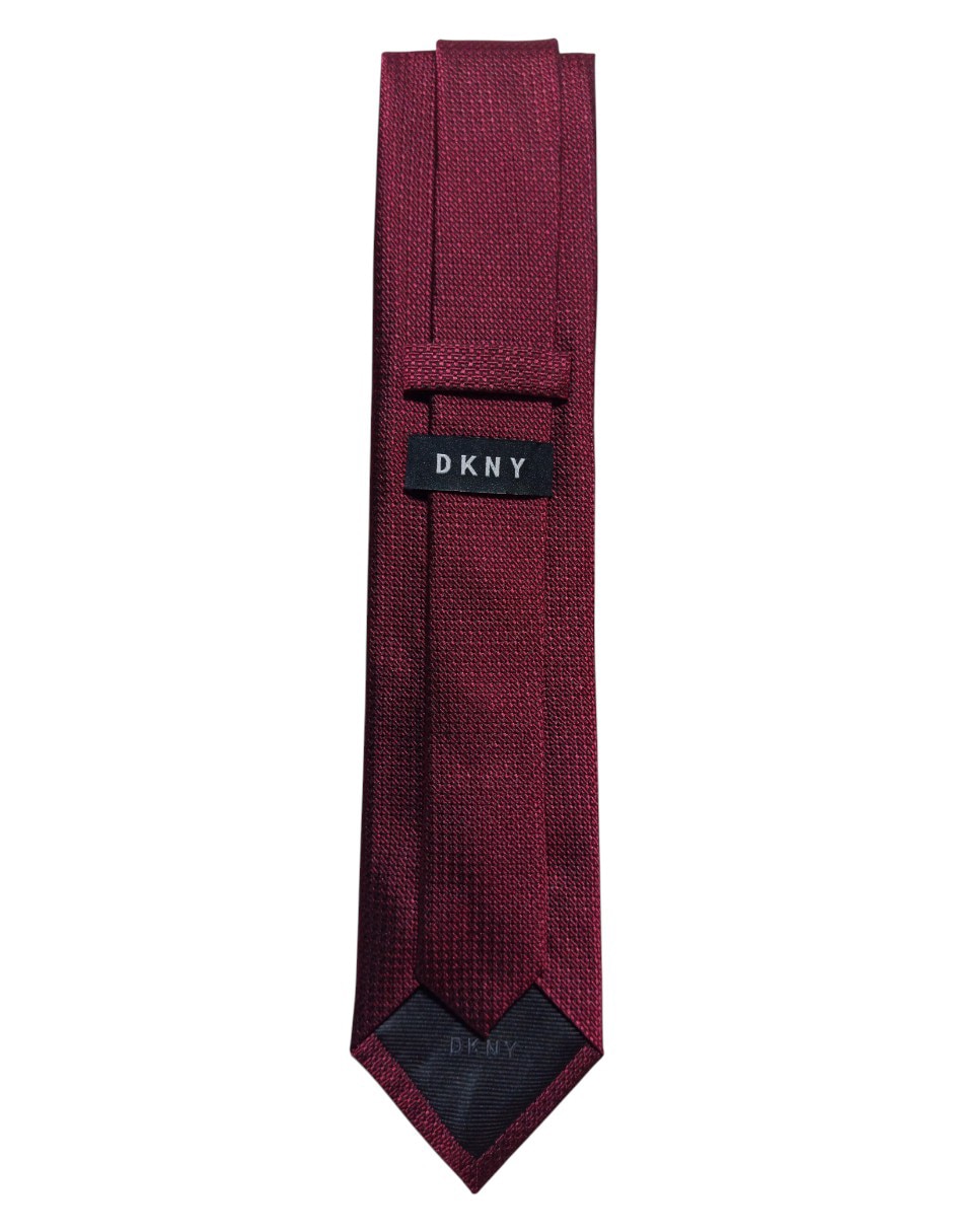 CORBATA DKNY C GEOMÉTRICO REGULA, ROJO