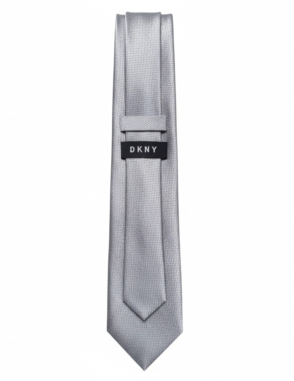 Corbata regular de seda estampado gráfico para hombre 3