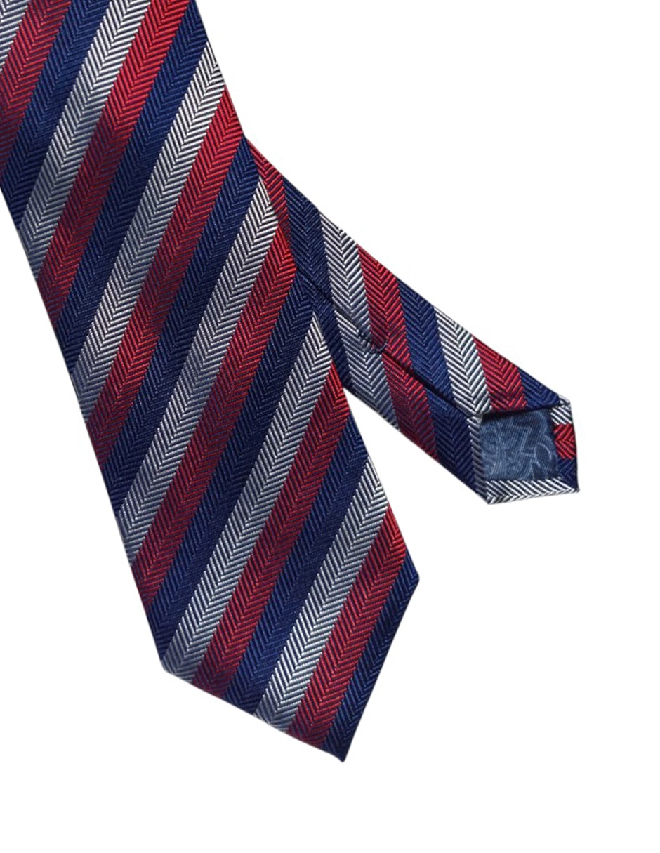 CORBATA TED BAKER A RAYAS REGULA, ROJO