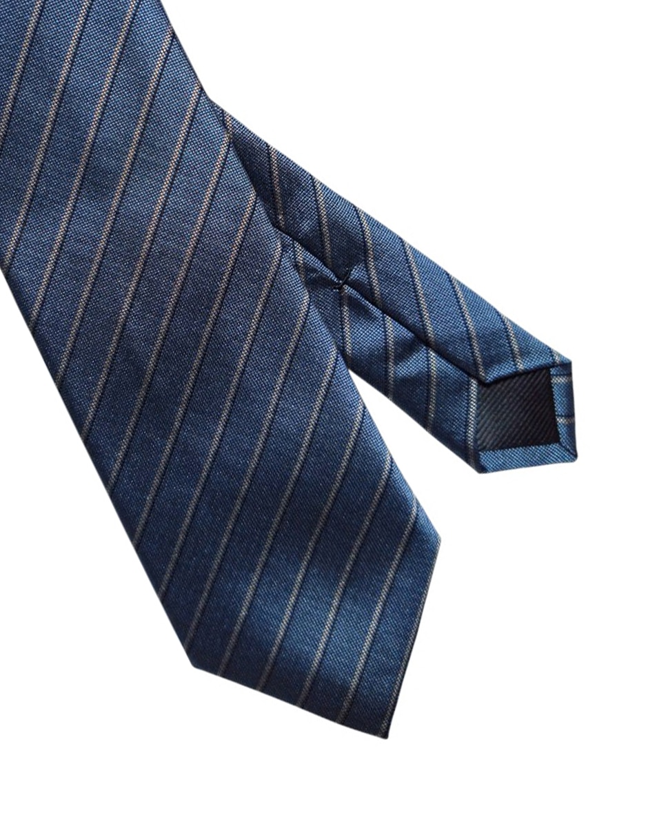 CORBATA DKNY C A RAYAS , VERDE AZULADO