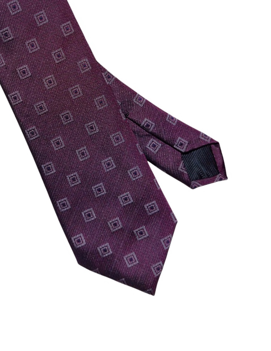 CORBATA DKNY C A CUADROS REGUL, MORADO