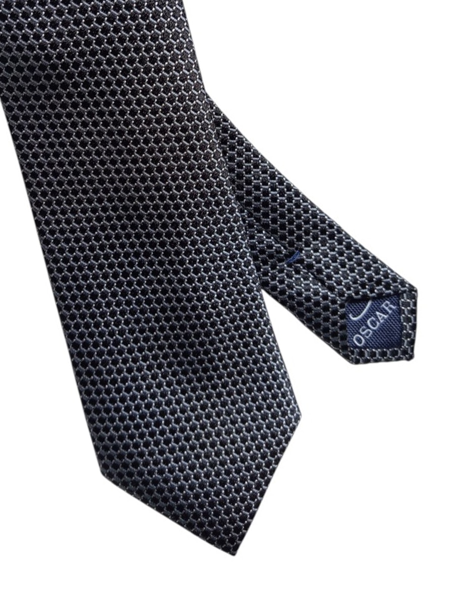 Corbata regular de seda estampada para hombre 2