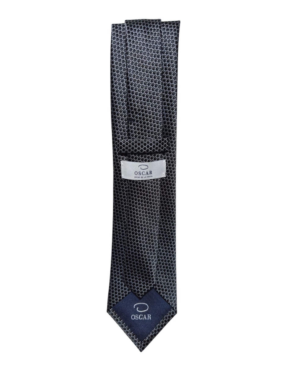 Corbata regular de seda estampada para hombre 3