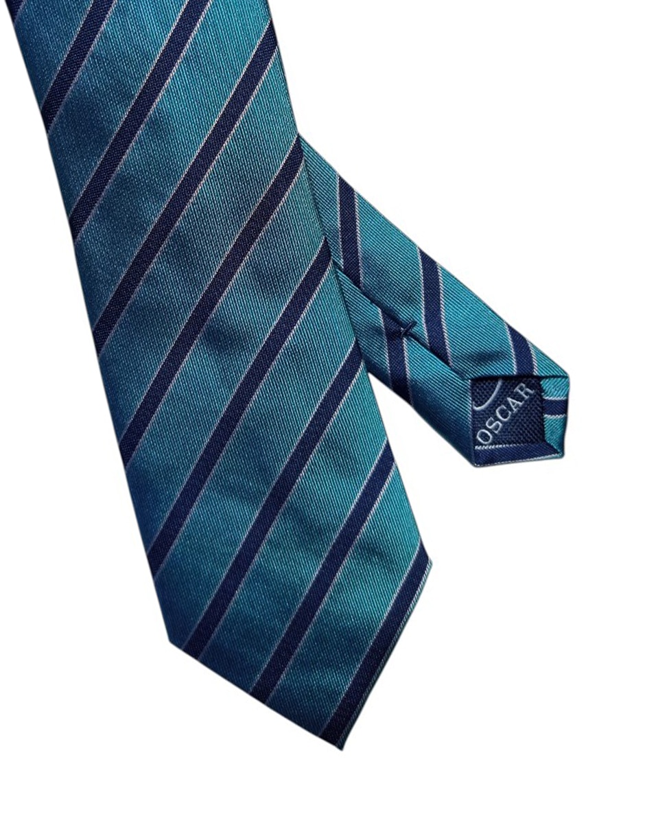 CORBATA O DE LA RENTA A, VERDE AZULADOS