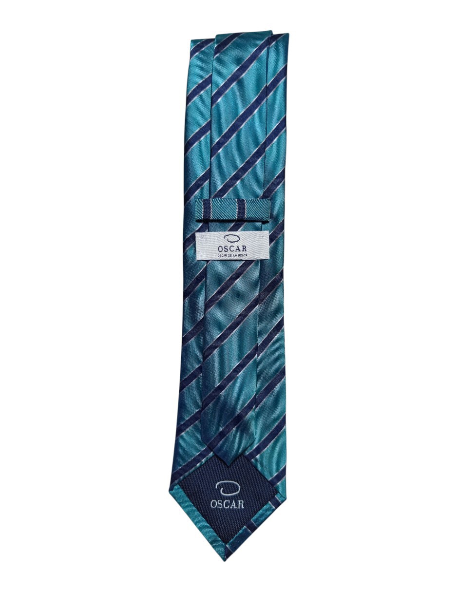 CORBATA O DE LA RENTA A, VERDE AZULADOS