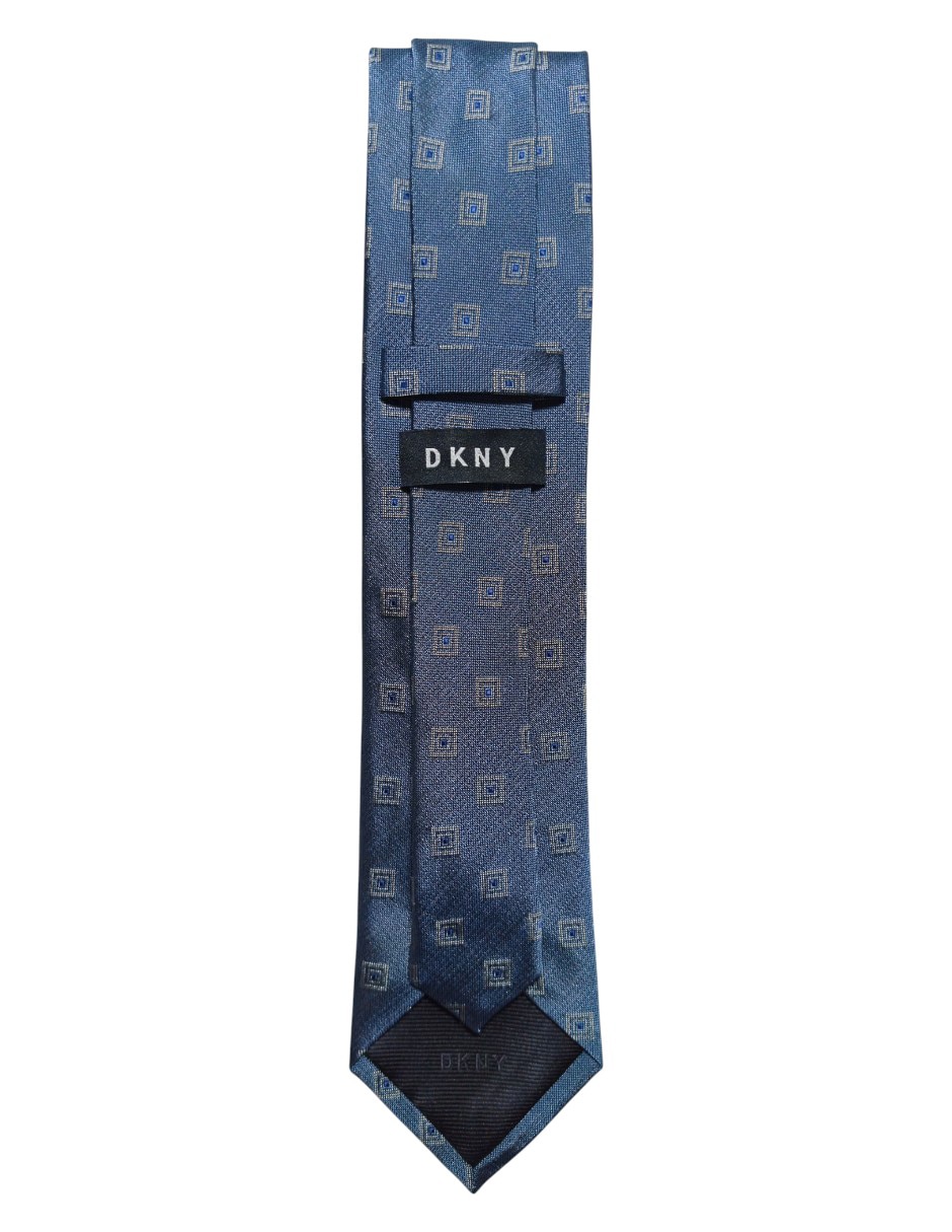 Corbata regular de seda estampado a cuadros para hombre 3