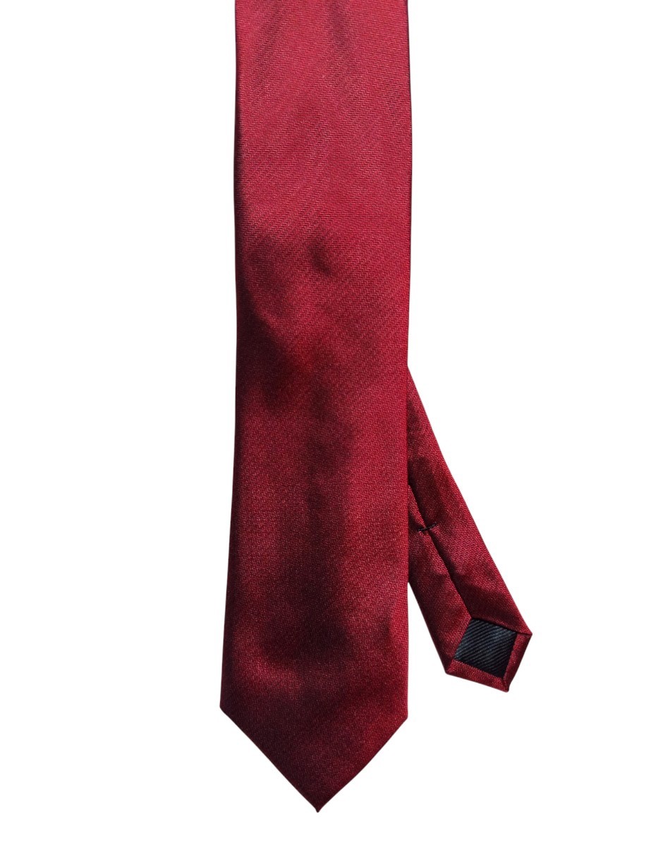 CORBATA DKNY C LISO REGULAR SEDA, ROJO