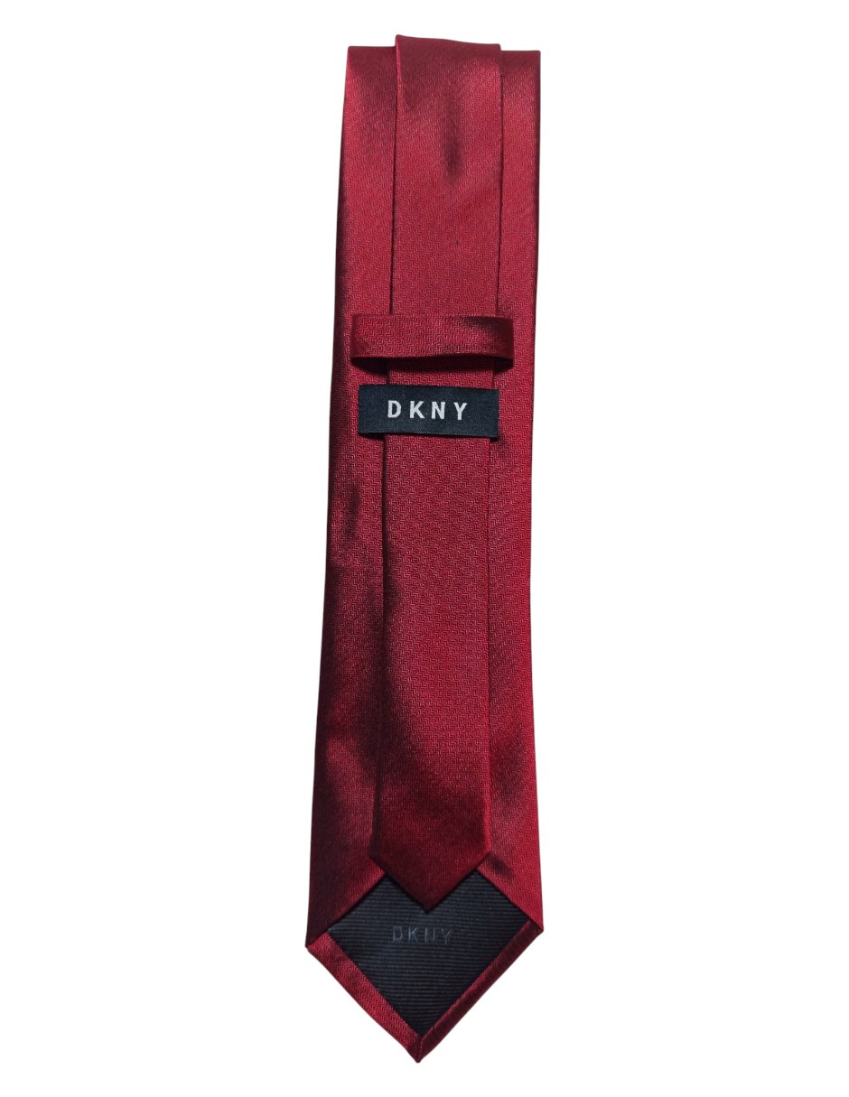 CORBATA DKNY C LISO REGULAR SEDA, ROJO