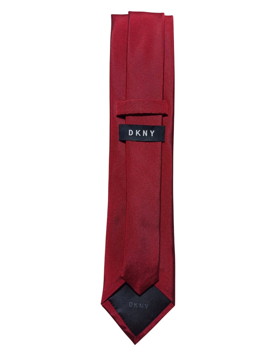 CORBATA DKNY C LISO REGULAR SEDA, ROJO