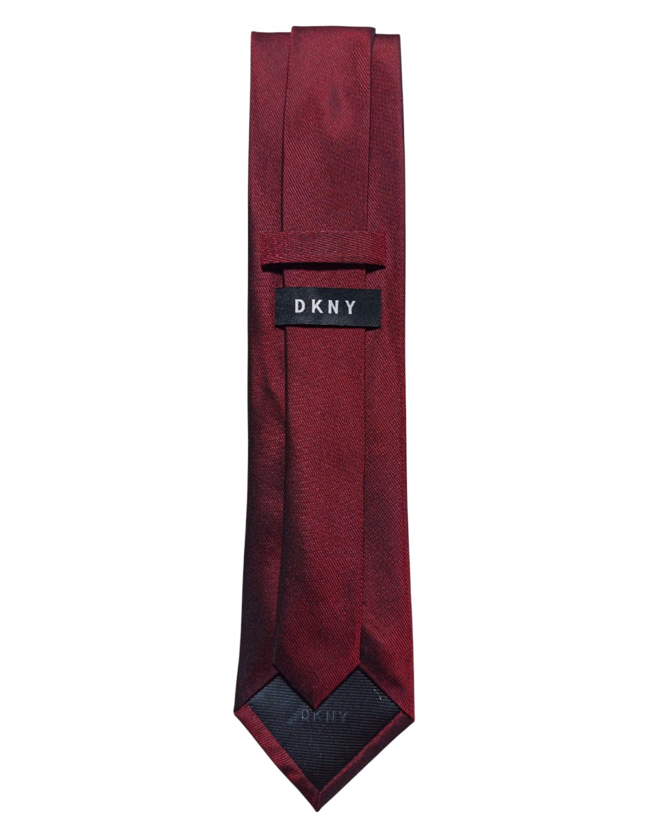 CORBATA DKNY C LISO REGULAR SEDA, ROJO