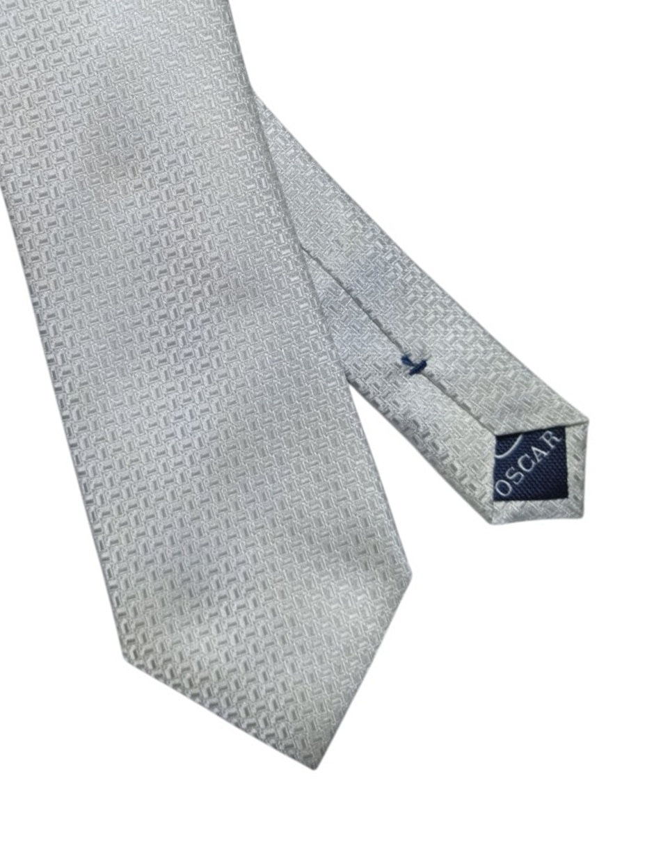 Corbata regular de seda estampada para hombre 2