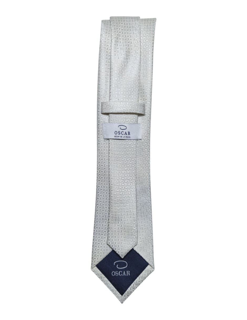 Corbata regular de seda estampada para hombre 3