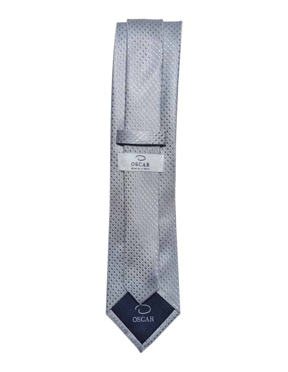 CORBATA O DE LA RENTA GRÁFIC, PLATEADOS