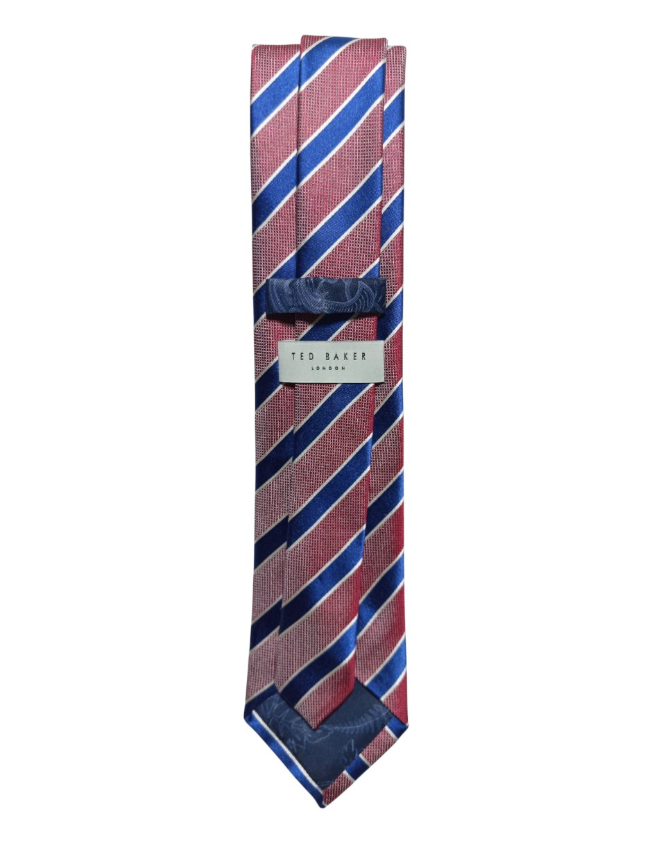 CORBATA TED BAKER A RAYAS REGULA, ROJO