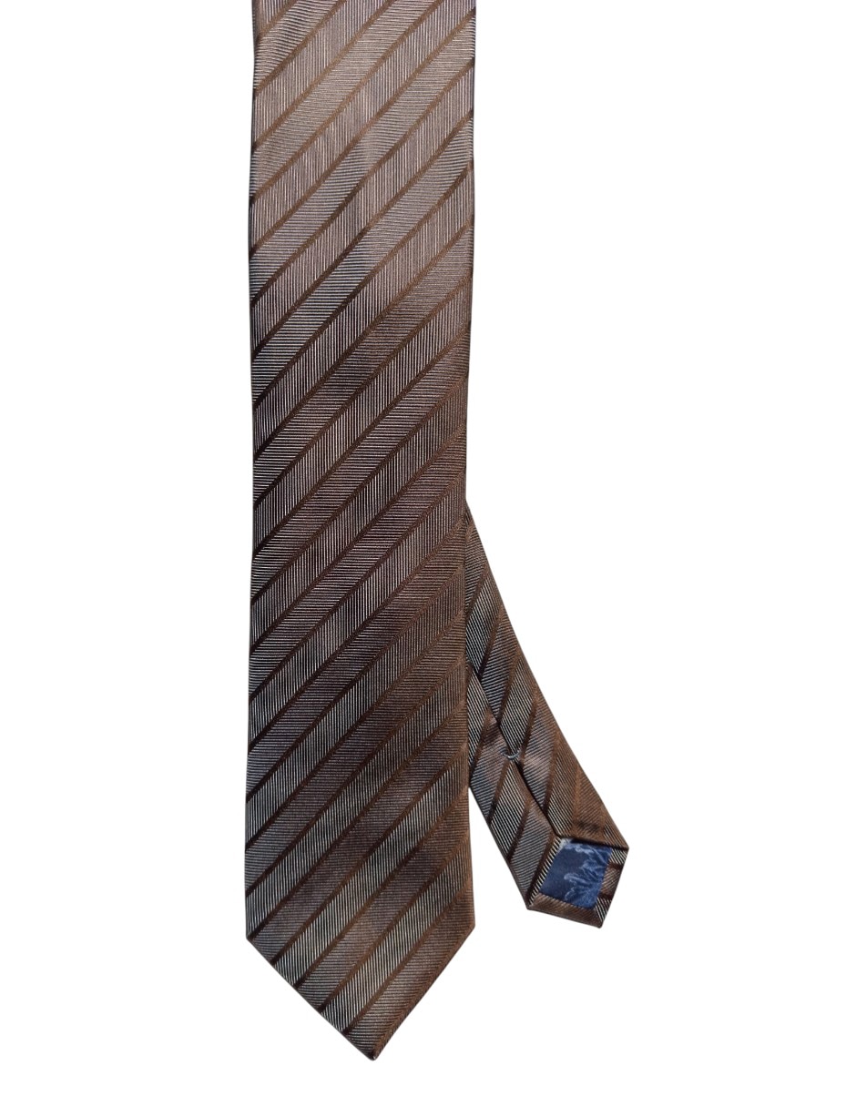 Corbata regular de seda para hombre