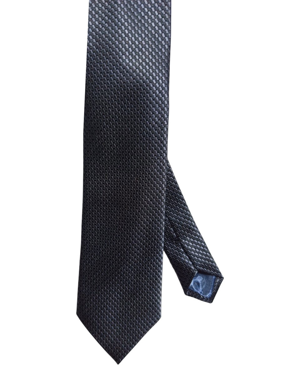 Corbata regular de seda estampada para hombre