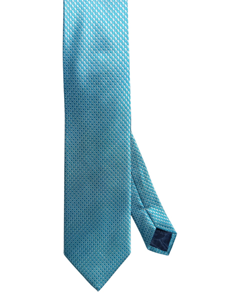 Corbata regular de seda estampada para hombre Corbata regular de seda estampada para hombre