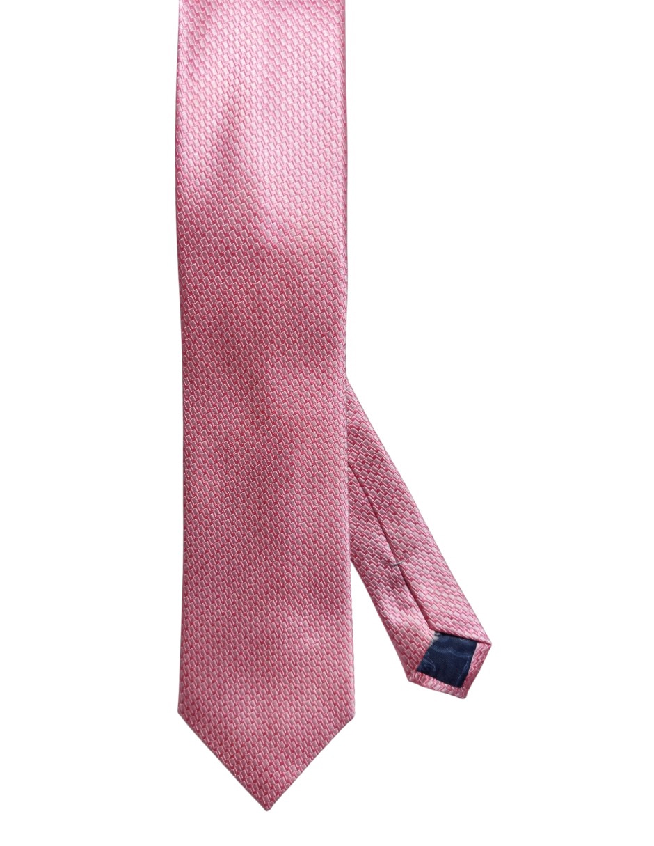 Corbata regular de seda estampada para hombre